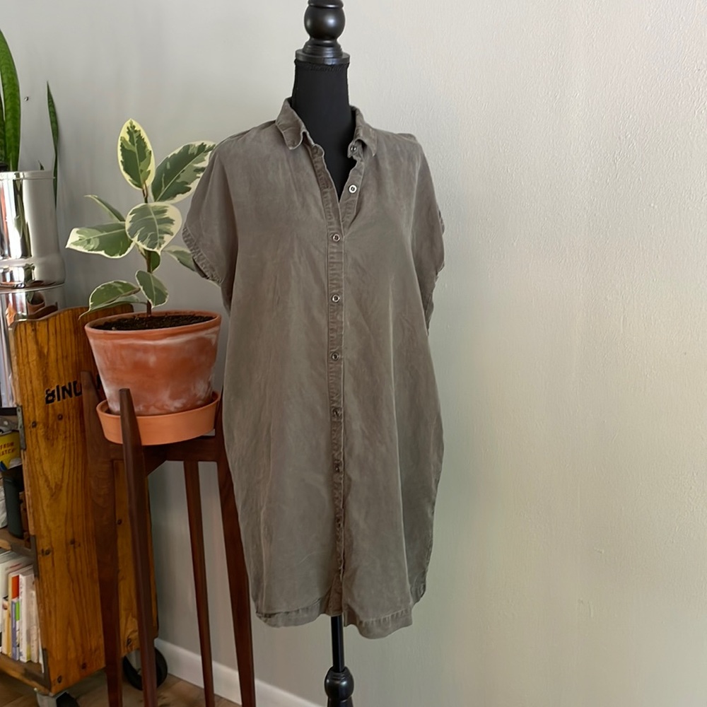 Eileen Fisher shirt dress, S/P